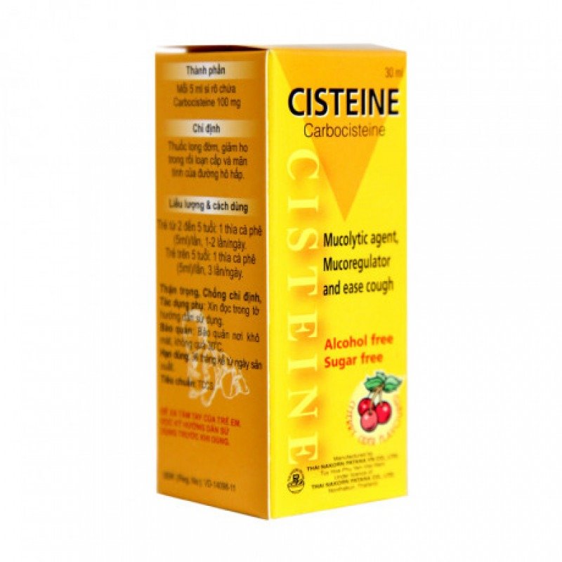Thuốc tiêu đàm Siro Cisteine 100mg - Ảnh 6
