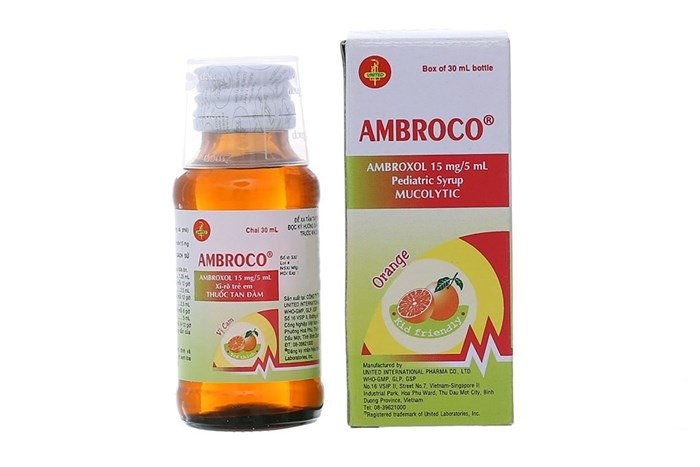 Thuốc siro tiêu đờm, trị các bệnh cấp và mãn tính đường hô hấp cho trẻ em Ambroco - Ảnh 15