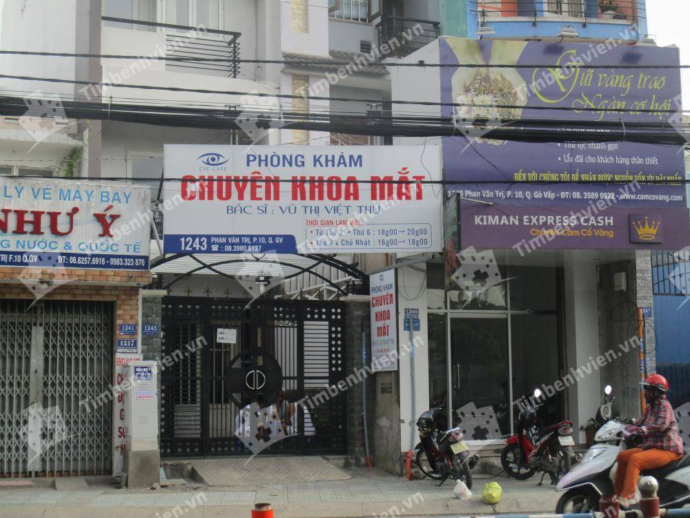 Phòng khám chuyên khoa Mắt – BS. Vũ Thị Việt Thu