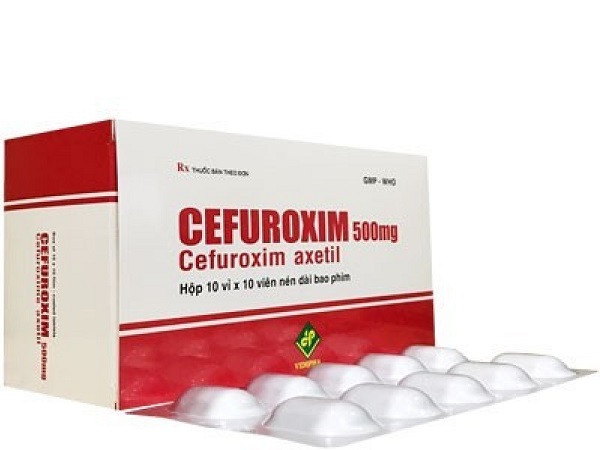 Tương tác thuốc Cefuroxim 500mg