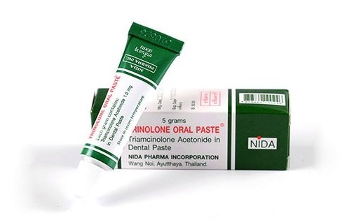 Thuốc bôi nhiệt miệng Trinolone Oral Paste Thái Lan - Ảnh 5