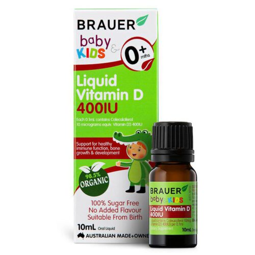 Brauer Baby & Kids Liquid Vitamin D 400IU - Ảnh 9 