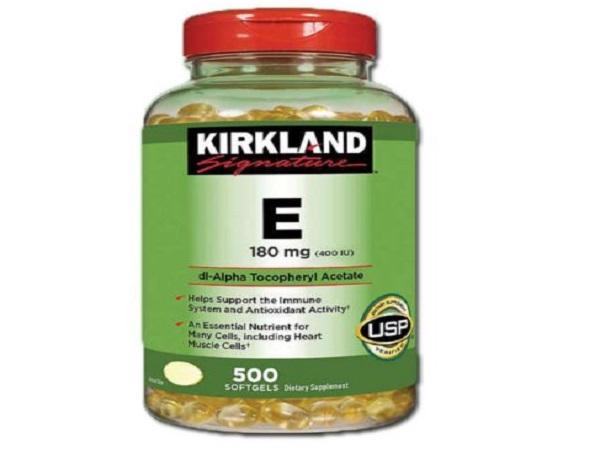 Vitamin E 400 iu của Mỹ 500 viên kirkland 