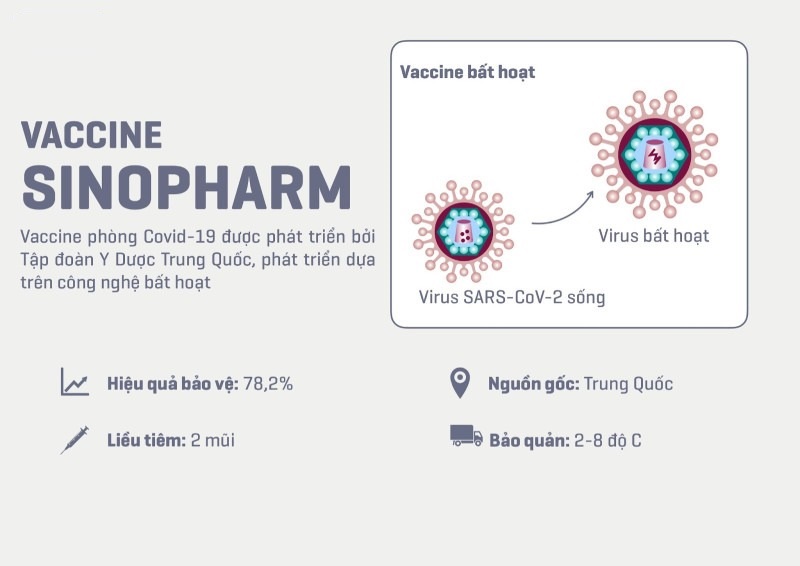 Tiêm vaccine Sinopharm bao nhiêu mũi?