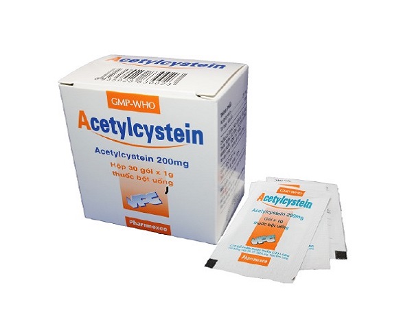 Thuốc Acetylcystein 200mg dạng gói - Ảnh 1