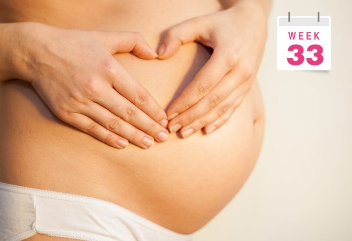 Sự phát triển của thai nhi 33 tuần và những thay đổi của cơ thể mẹ