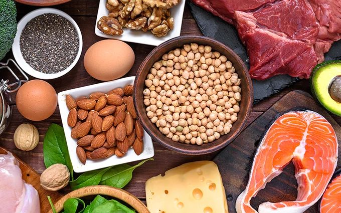 thực phẩm chứa protein giúp giảm mỡ bắp tay