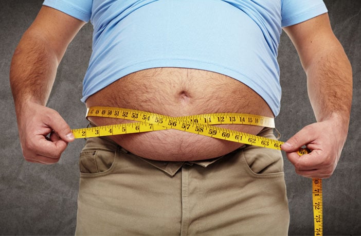 ảnh hưởng của thừa cân ở nam